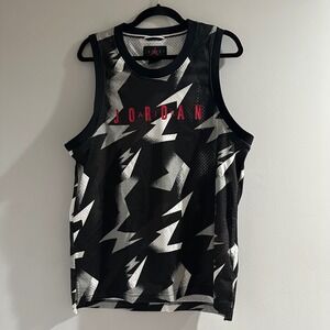 Nike Jordan Jumpman Printed Jersey Basketball Small 23 Lightning Mesh